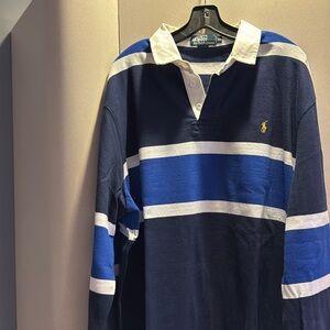 Men’s Polo by Ralph Lauren rugby shirt.  XL